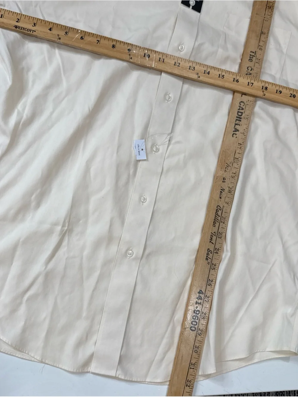 2 Jos A Bank Travelers Collection Mens Dress Shirt 17.5/33 Tailored Long Sleeve